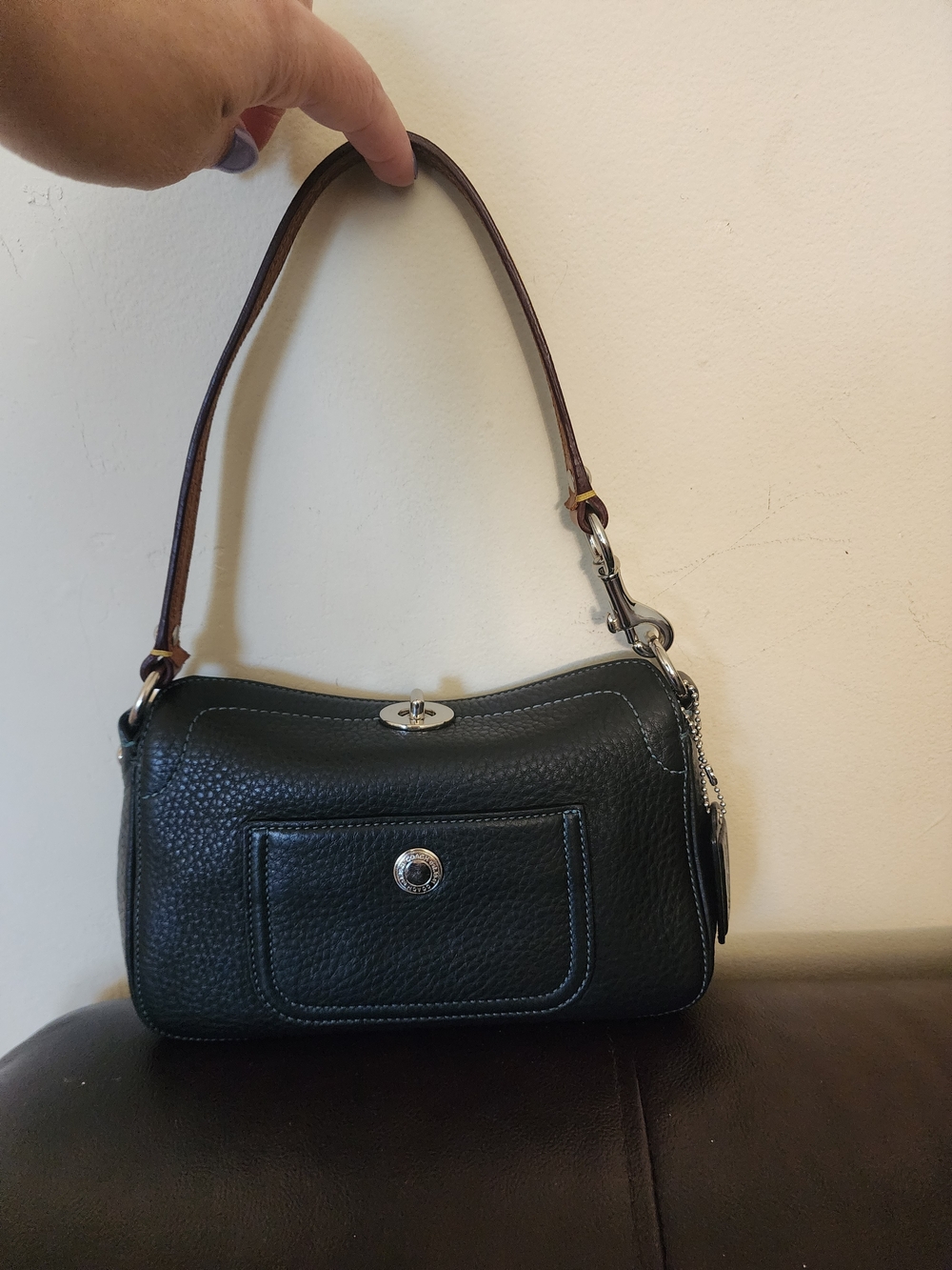 Coach Mini Chelsea Leather Shoulder Bag